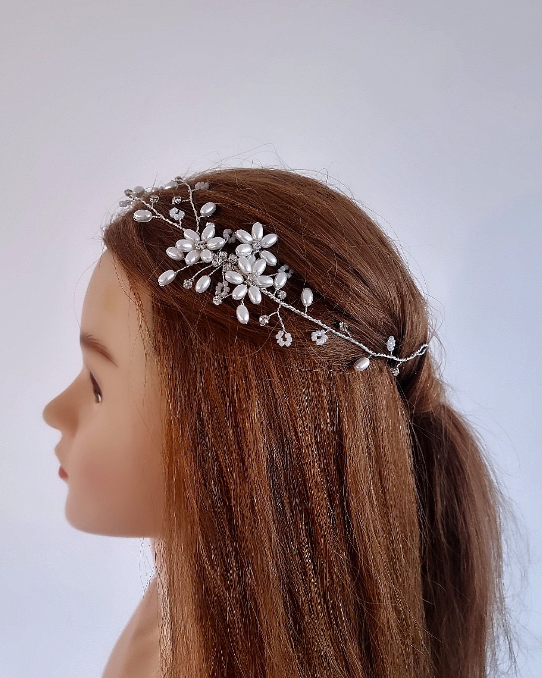 LAUREN | bridal hair piece