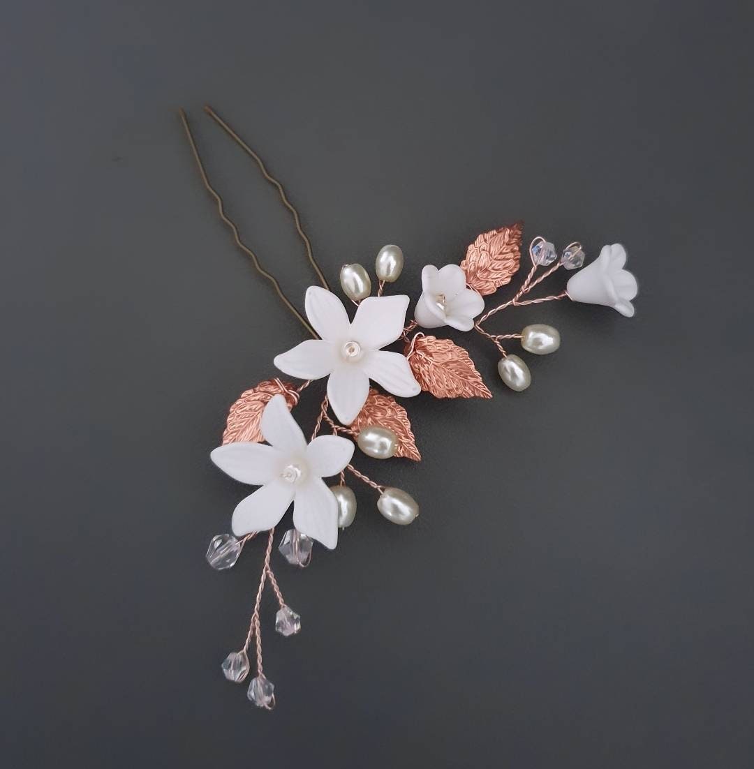 EADIE | floral hair pin