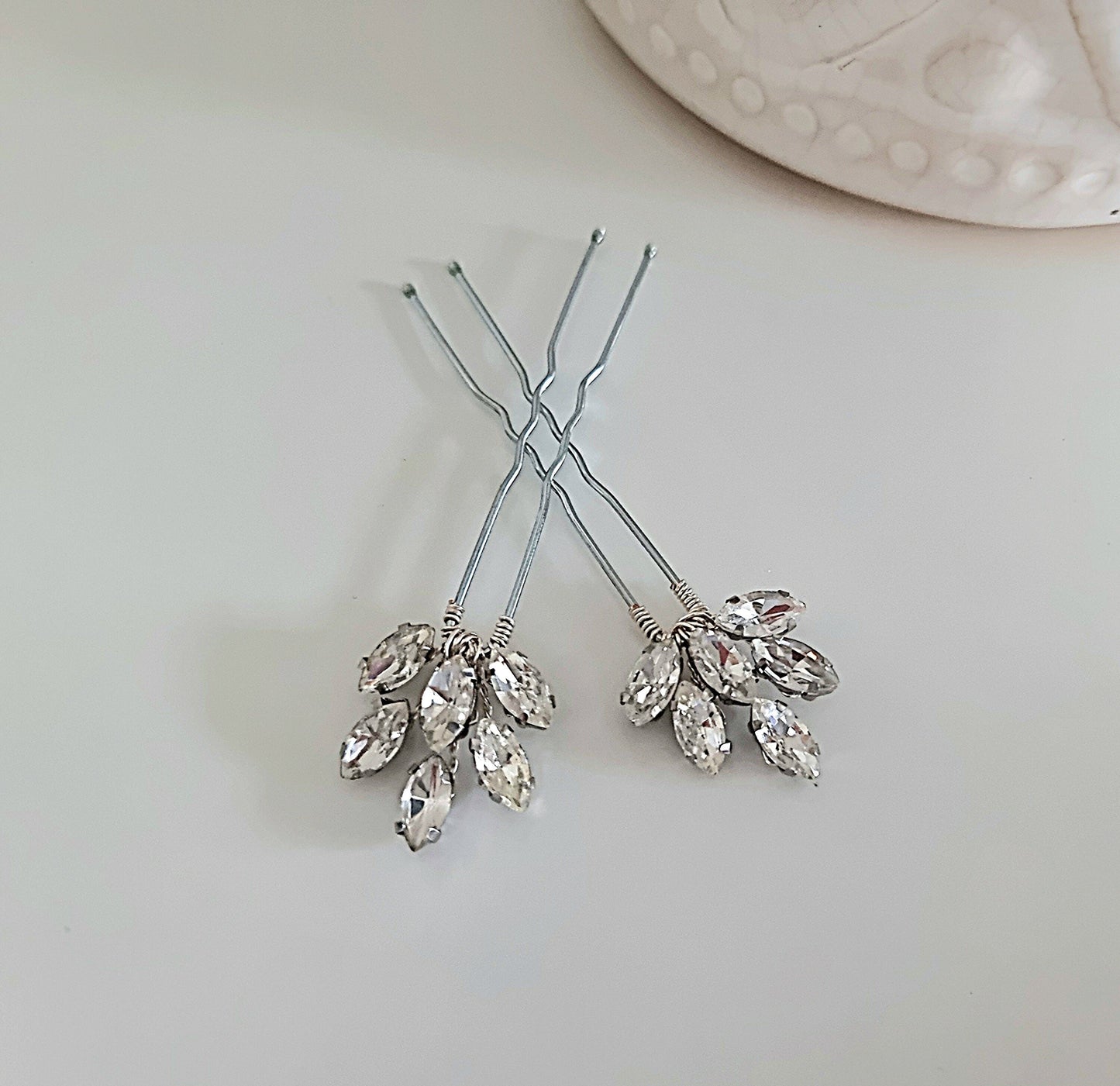 ELSIE | Crystal hair pins