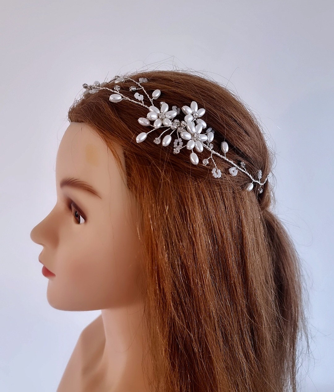 LAUREN | bridal hair piece