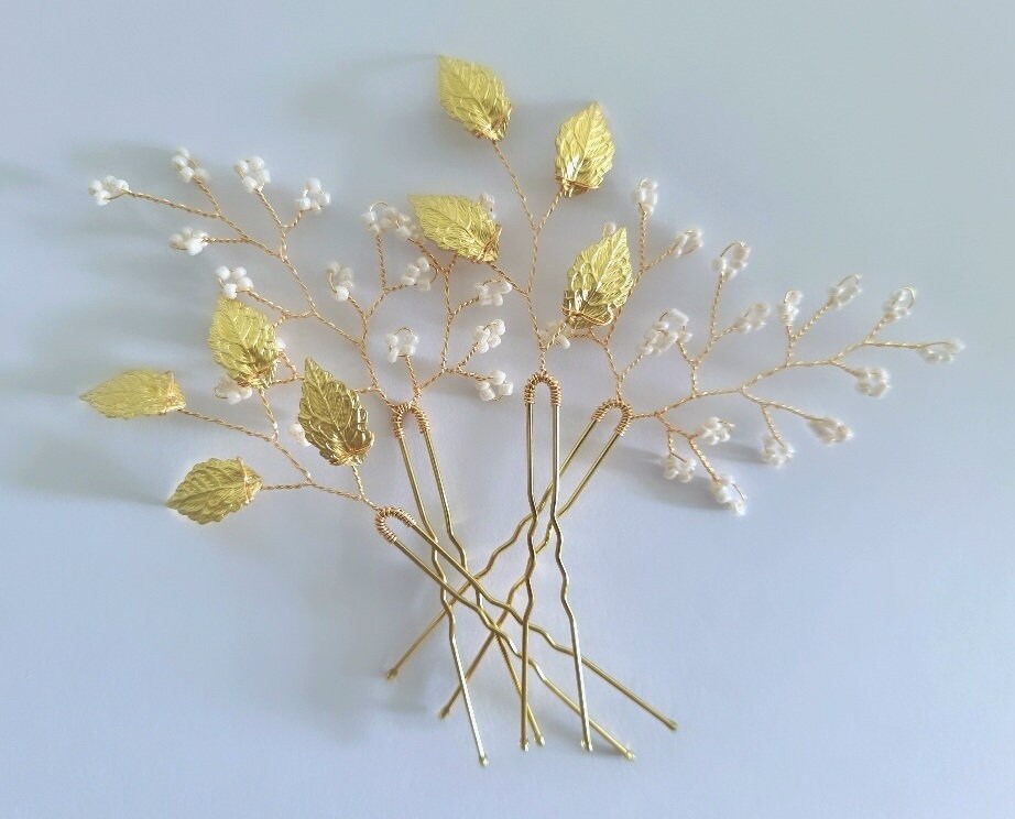 SADIE | leaf hair pins
