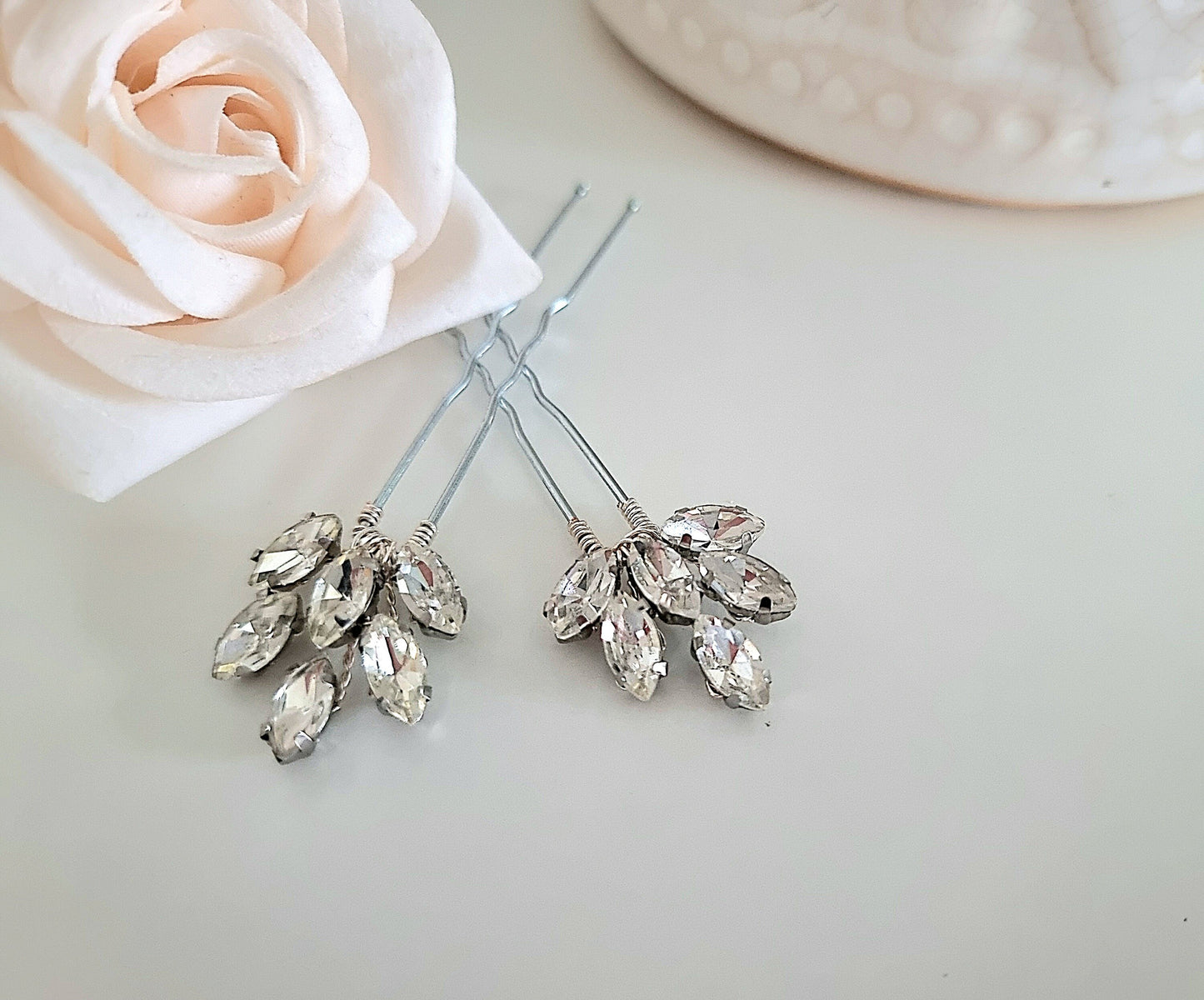 ELSIE | Crystal hair pins