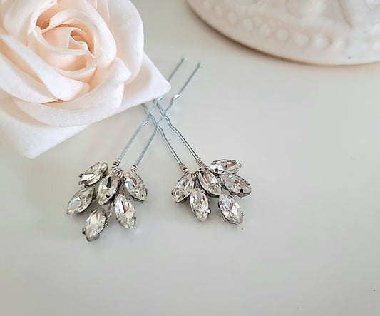 ELSIE | Crystal hair pins