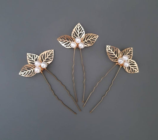 JADA | Leaf hair pins