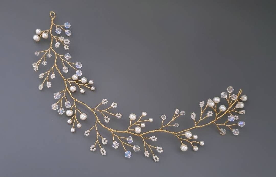 ANNA | bridal hair vine