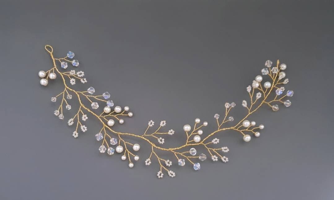 ANNA | bridal hair vine