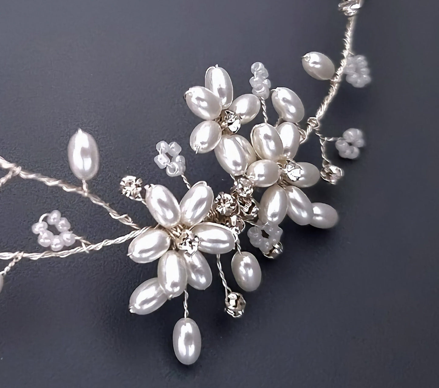 LAUREN | bridal hair piece