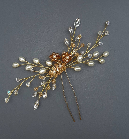GRACIE | bridal hair pin